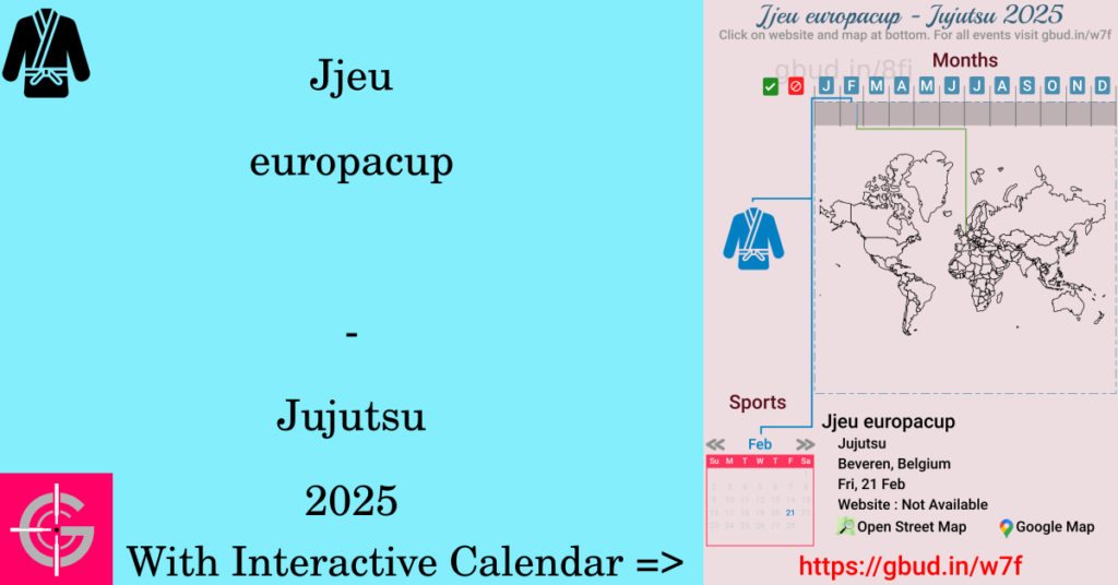 Sport event in 2025, Jjeu europacup - Jujutsu 2025