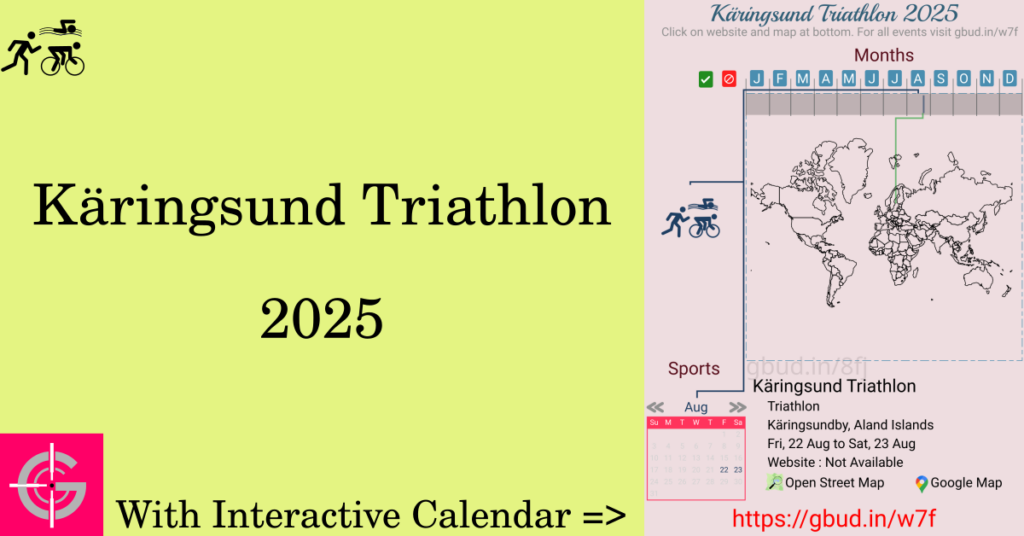 Sport event in 2025, Käringsund Triathlon 2025