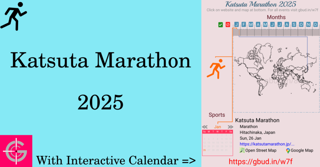 Sport event in 2025, Katsuta Marathon 2025