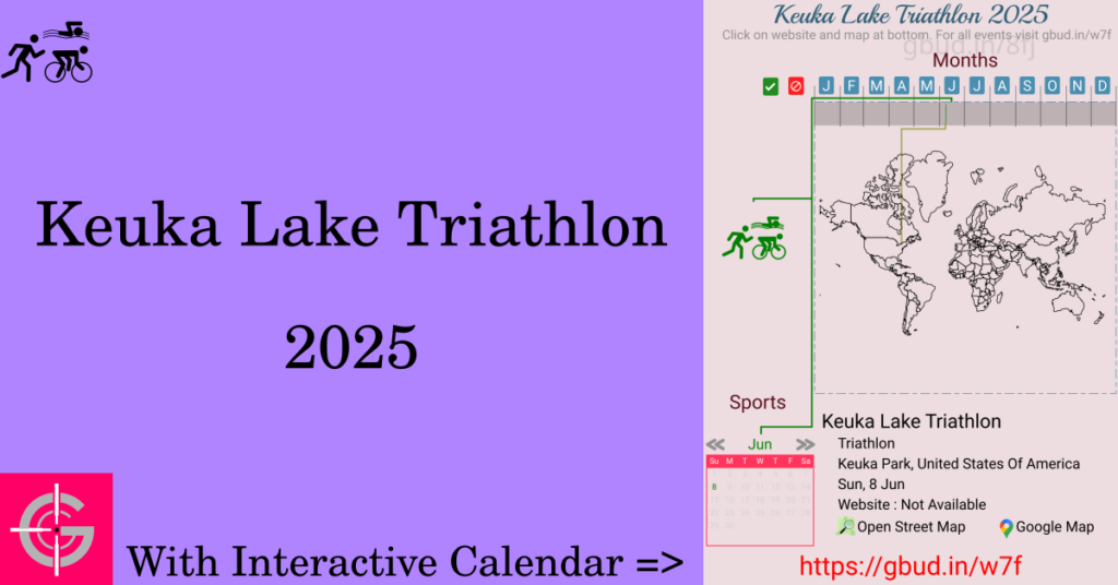 Sport event in 2025, Keuka Lake Triathlon 2025