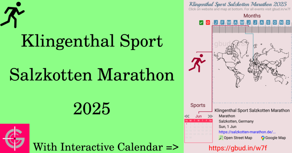 Sport event in 2025, Klingenthal Sport Salzkotten Marathon 2025