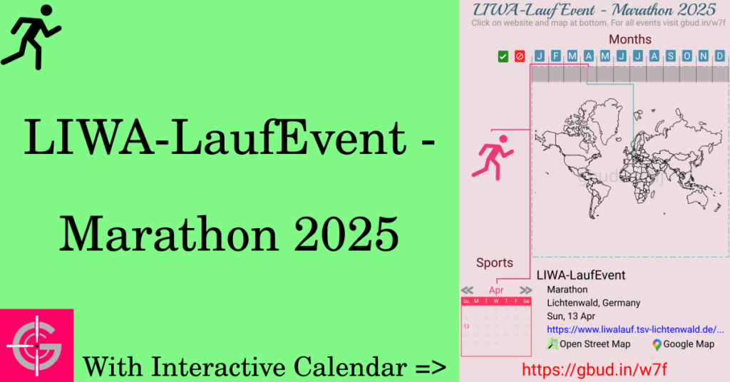 Sport event in 2025, LIWA-LaufEvent - Marathon 2025