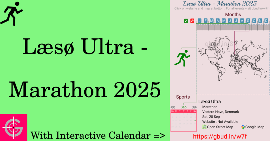 Sport event in 2025, Læsø Ultra - Marathon 2025