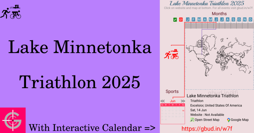 Sport event in 2025, Lake Minnetonka Triathlon 2025