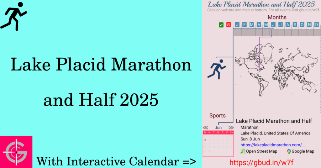 Sport event in 2025, Lake Placid Marathon and Half 2025