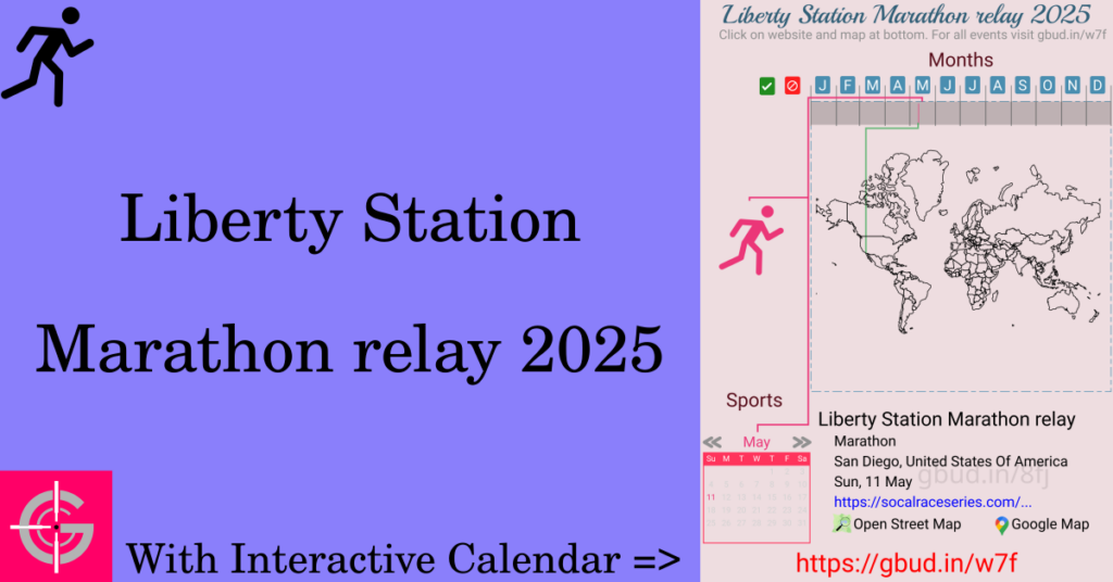 Sport event in 2025, Liberty Station Marathon relay 2025