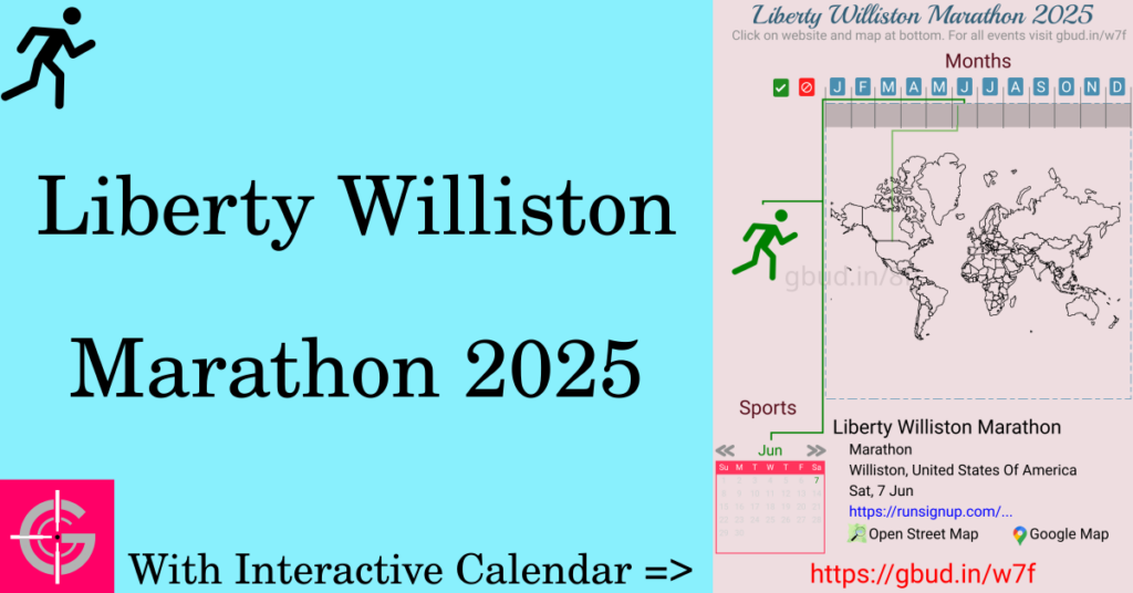 Sport event in 2025, Liberty Williston Marathon 2025