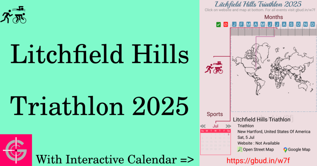 Sport event in 2025, Litchfield Hills Triathlon 2025