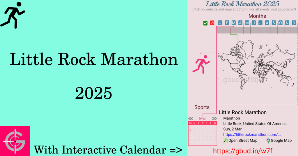 Sport event in 2025, Little Rock Marathon 2025