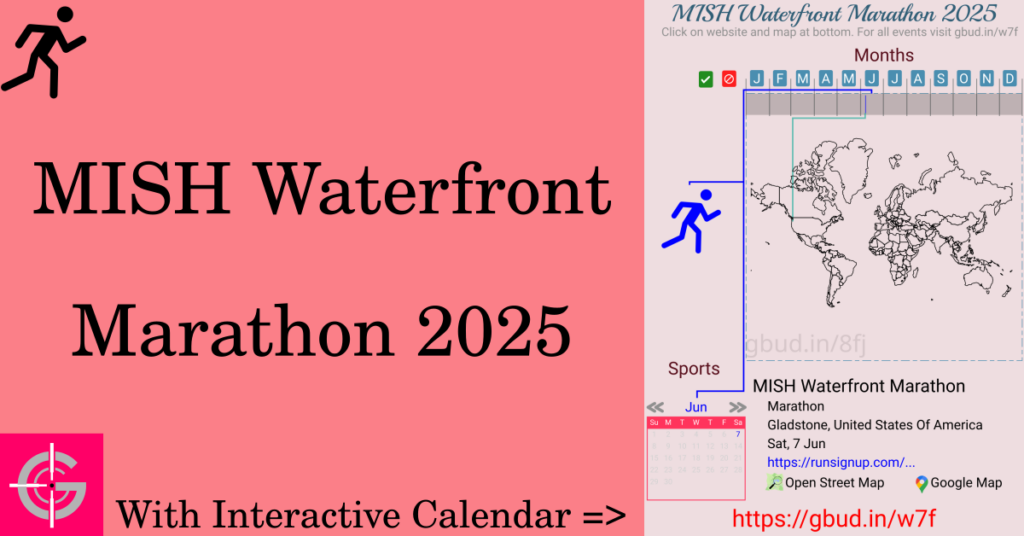 Sport event in 2025, MISH Waterfront Marathon 2025