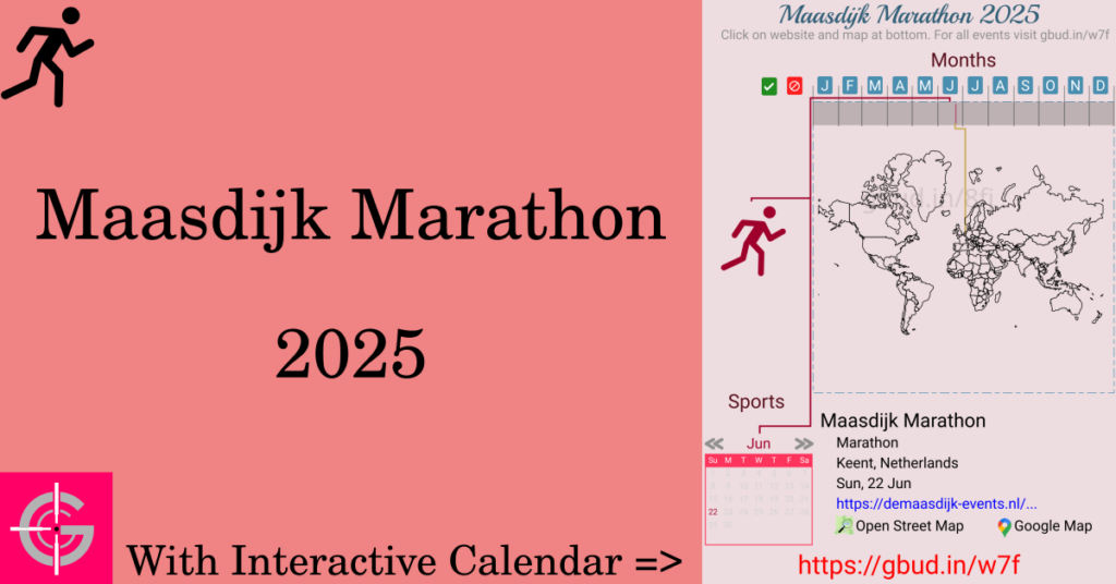 Sport event in 2025, Maasdijk Marathon 2025