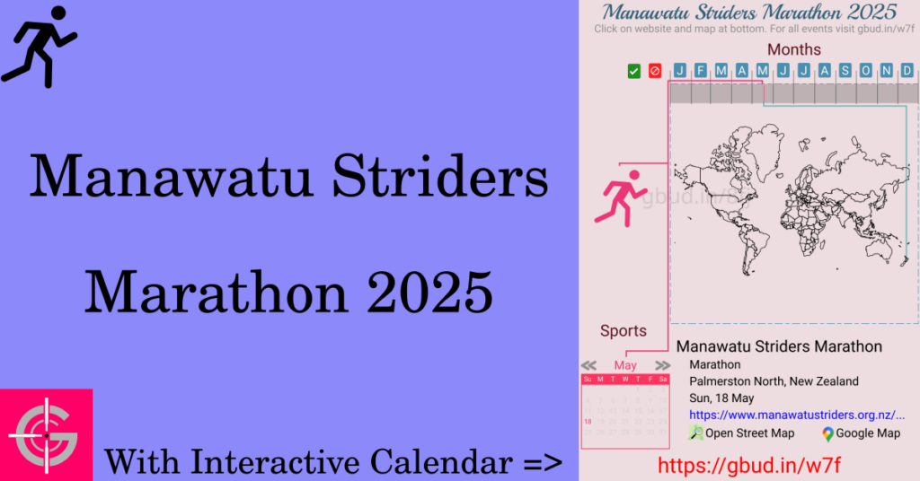 Sport event in 2025, Manawatu Striders Marathon 2025