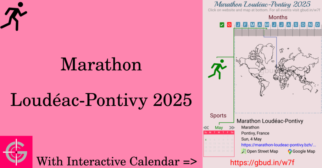 Sport event in 2025, Marathon Loudéac-Pontivy 2025