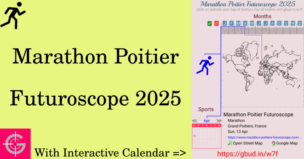 Sport event in 2025, Marathon Poitier Futuroscope 2025