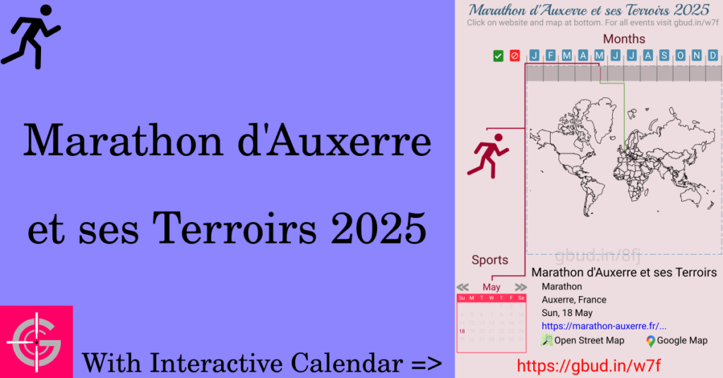 Sport event in 2025, Marathon d'Auxerre et ses Terroirs 2025