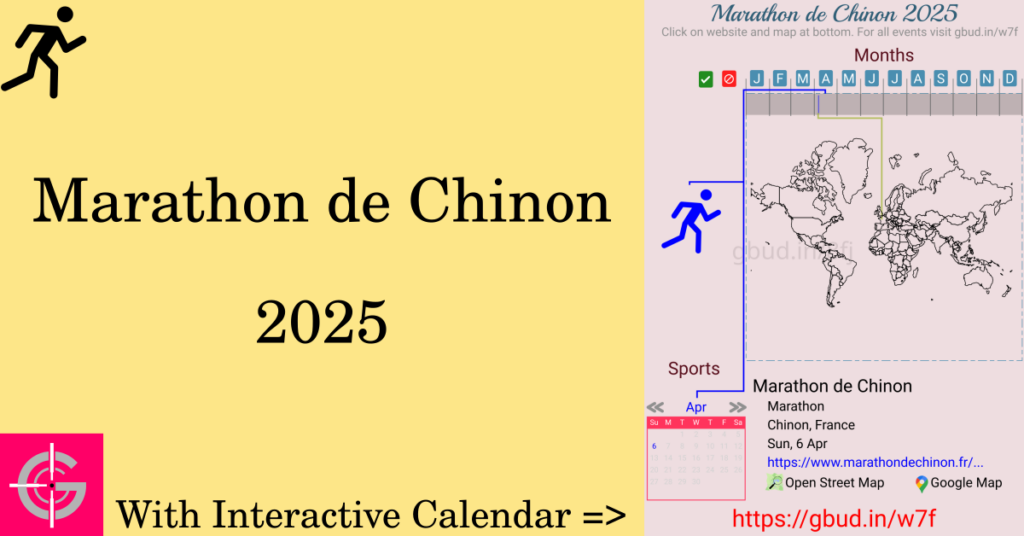 Sport event in 2025, Marathon de Chinon 2025