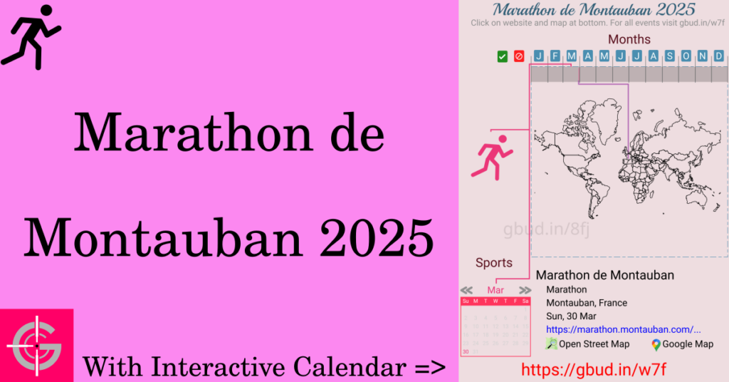 Sport event in 2025, Marathon de Montauban 2025