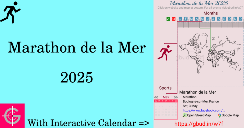 Sport event in 2025, Marathon de la Mer 2025