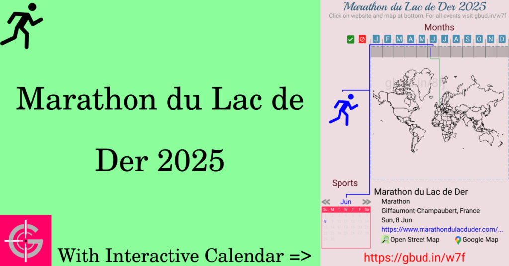 Sport event in 2025, Marathon du Lac de Der 2025