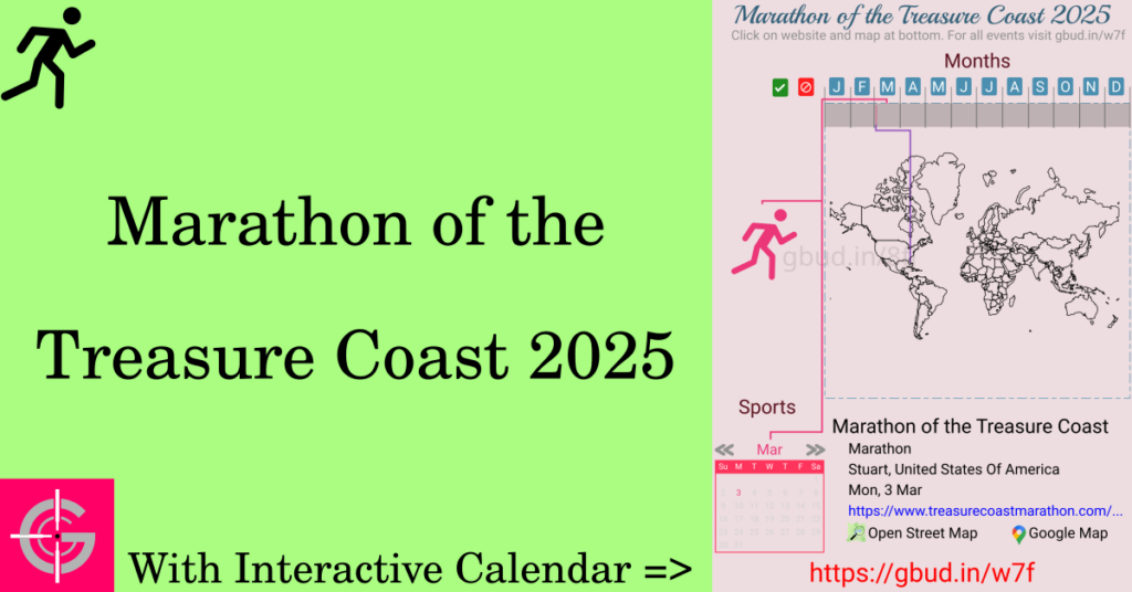 Sport event in 2025, Marathon of the Treasure Coast 2025