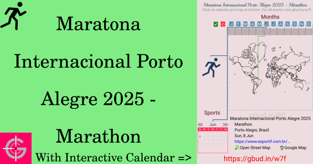 Sport event in 2025, Maratona Internacional Porto Alegre 2025 - Marathon