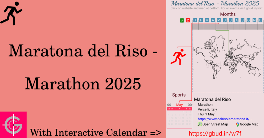 Sport event in 2025, Maratona del Riso - Marathon 2025