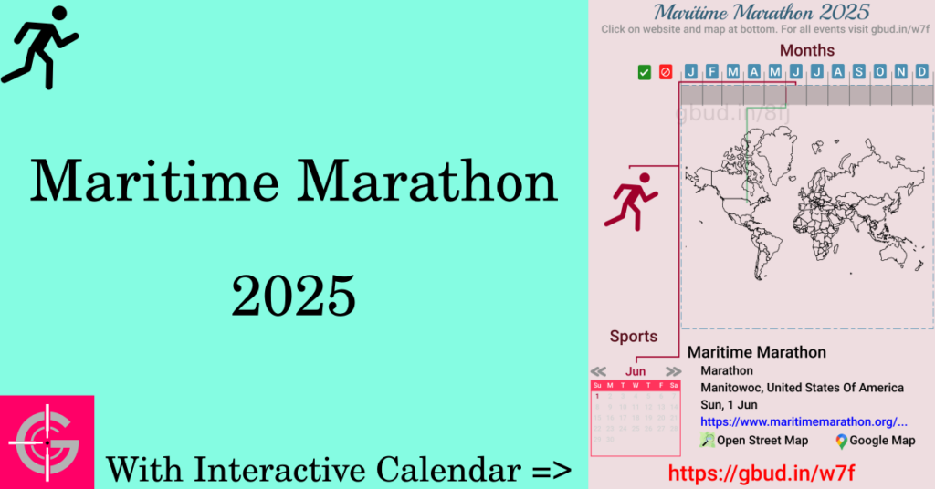 Sport event in 2025, Maritime Marathon 2025