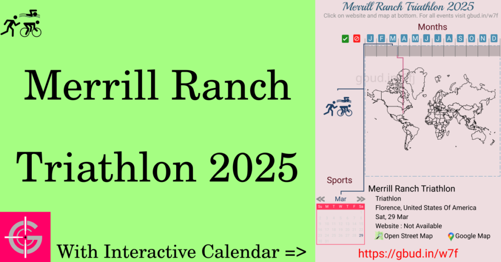 Sport event in 2025, Merrill Ranch Triathlon 2025