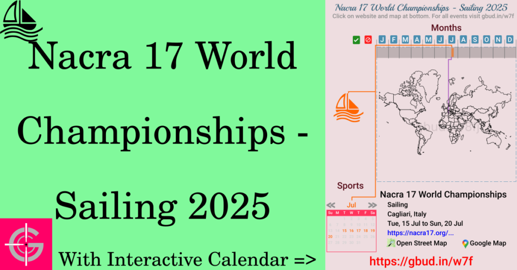 Sport event in 2025, Nacra 17 World Championships - Sailing 2025