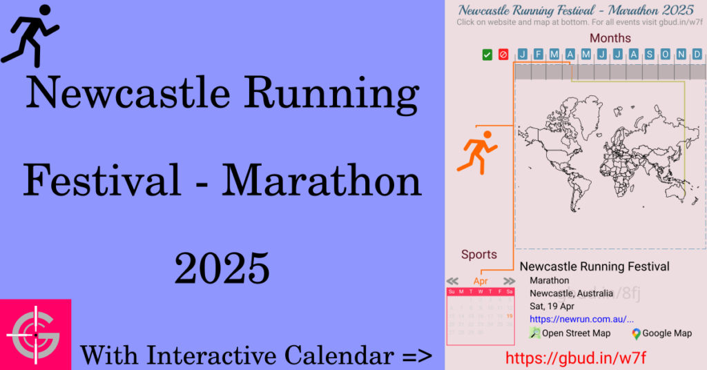 Sport event in 2025, Newcastle Running Festival - Marathon 2025