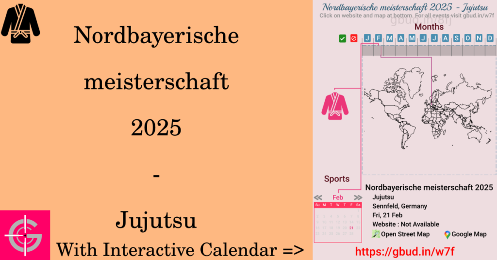 Sport event in 2025, Nordbayerische meisterschaft 2025 - Jujutsu