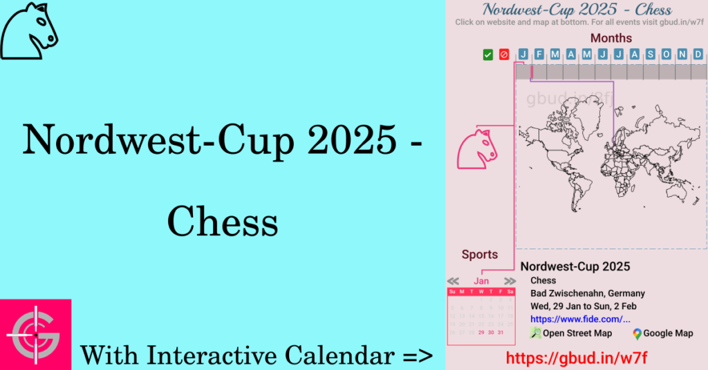 Sport event in 2025, Nordwest-Cup 2025 - Chess