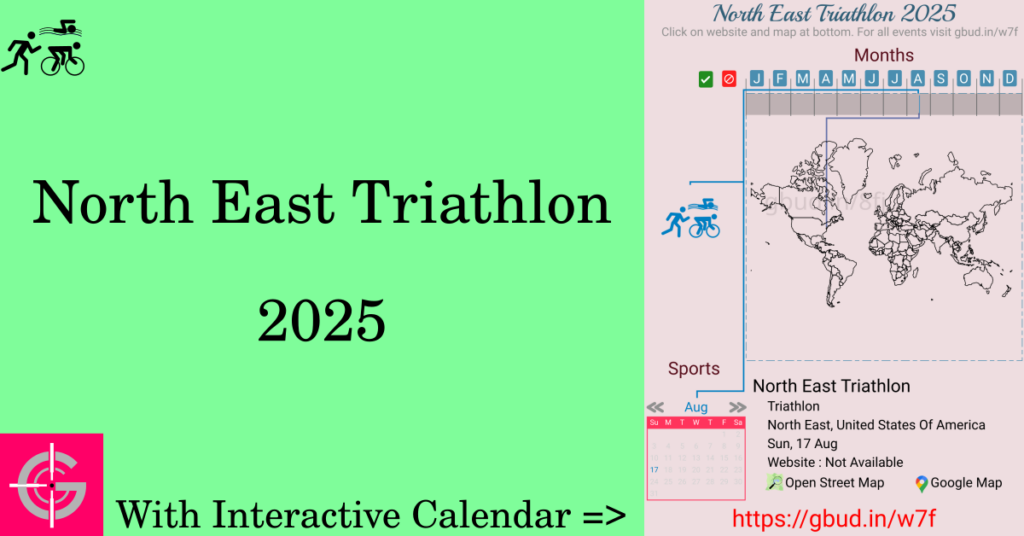 Sport event in 2025, North East Triathlon 2025