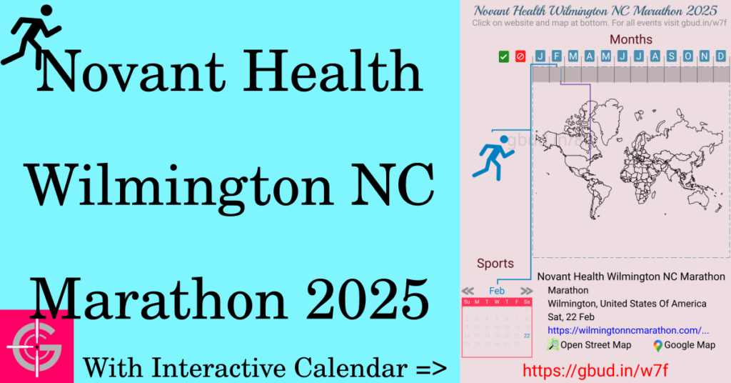 Sport event in 2025, Novant Health Wilmington NC Marathon 2025