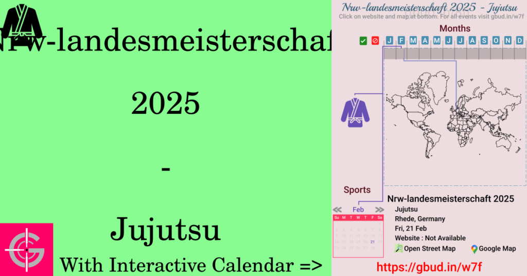 Sport event in 2025, Nrw-landesmeisterschaft 2025 - Jujutsu