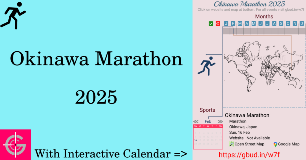 Sport event in 2025, Okinawa Marathon 2025