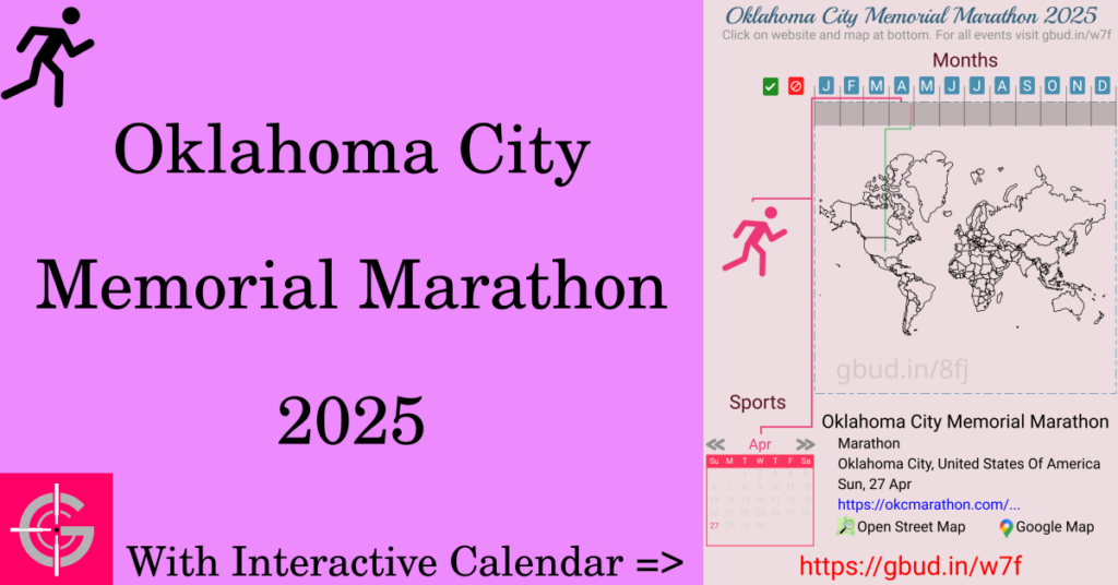 Sport event in 2025, Oklahoma City Memorial Marathon 2025