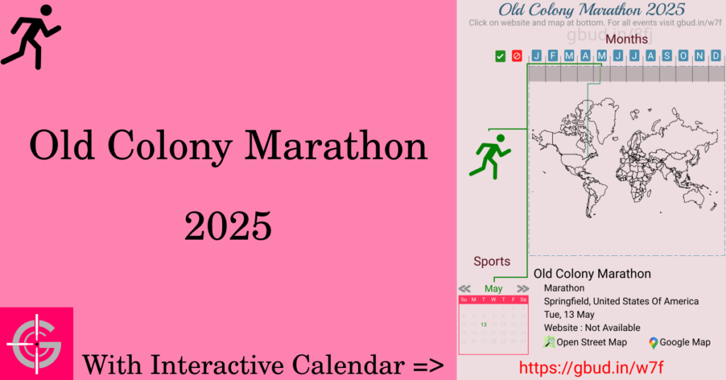 Sport event in 2025, Old Colony Marathon 2025