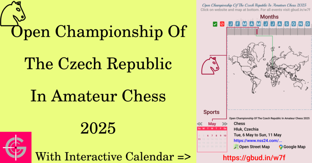 Sport event in 2025, Open Championship Of The Czech Republic In Amateur Chess 2025