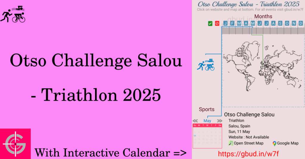 Sport event in 2025, Otso Challenge Salou - Triathlon 2025