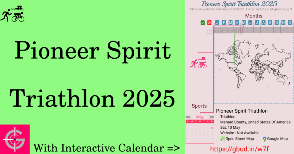 Sport event in 2025, Pioneer Spirit Triathlon 2025