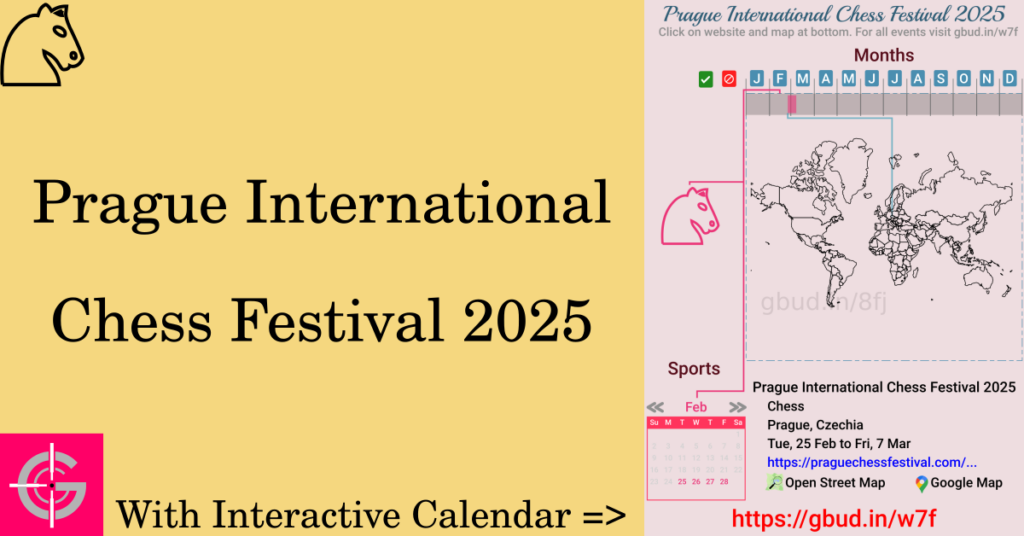 Sport event in 2025, Prague International Chess Festival 2025