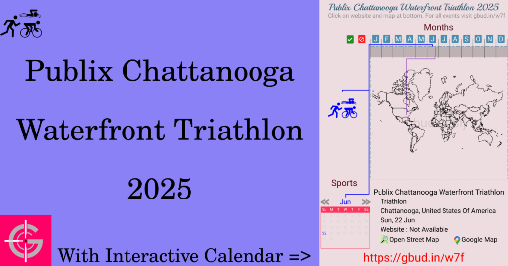 Sport event in 2025, Publix Chattanooga Waterfront Triathlon 2025