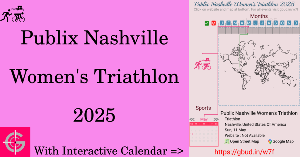 Sport event in 2025, Publix Nashville Women's Triathlon 2025