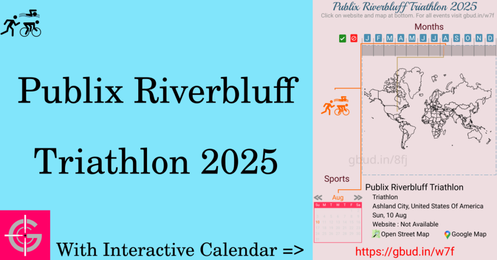 Sport event in 2025, Publix Riverbluff Triathlon 2025