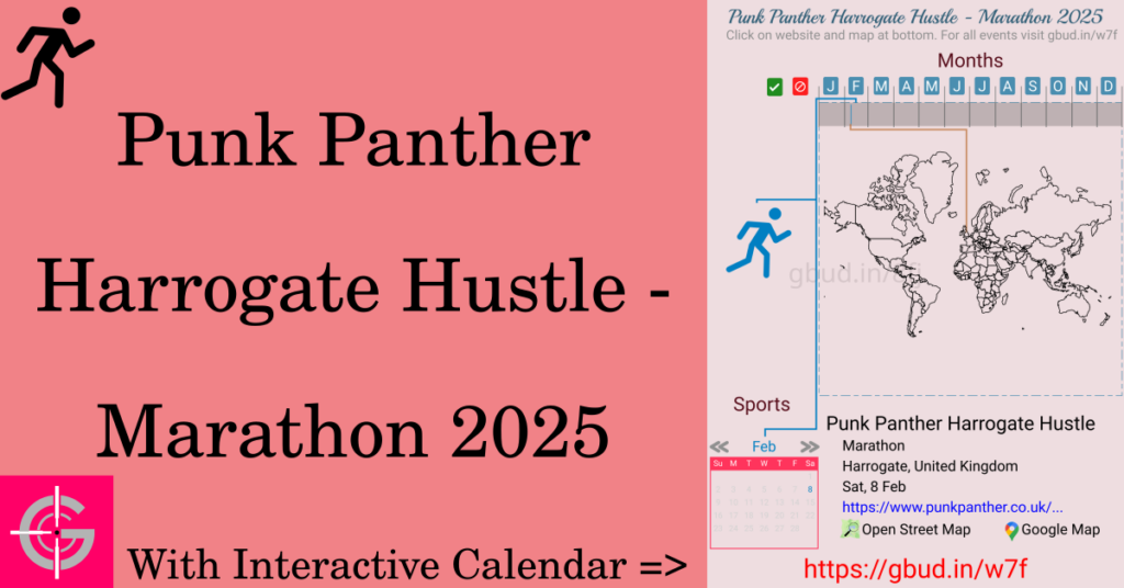 Sport event in 2025, Punk Panther Harrogate Hustle - Marathon 2025