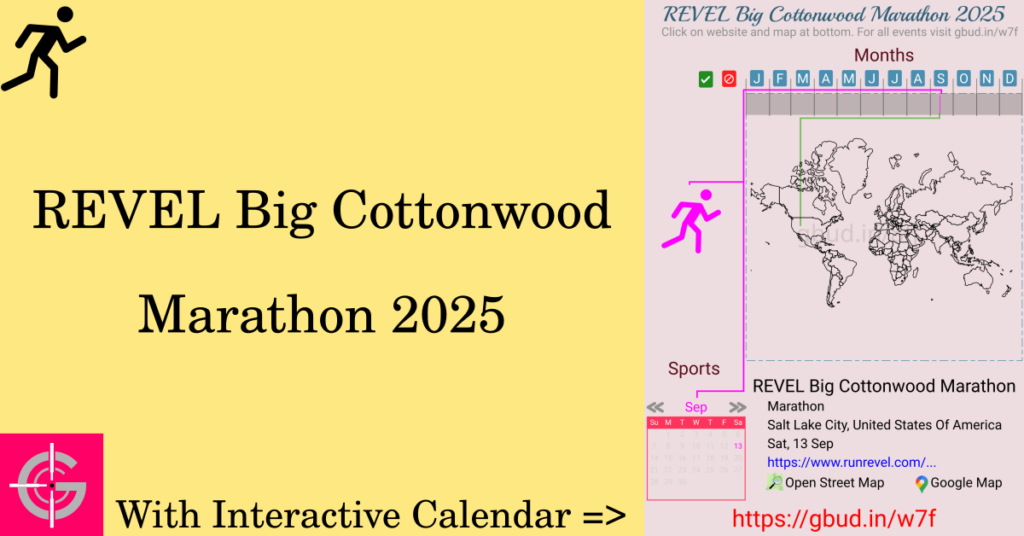 Sport event in 2025, REVEL Big Cottonwood Marathon 2025