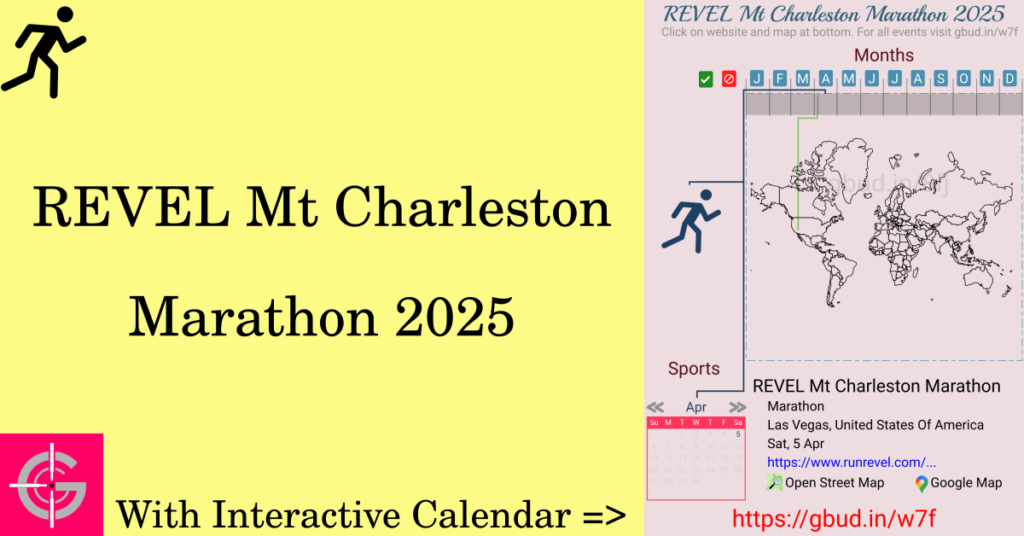 Sport event in 2025, REVEL Mt Charleston Marathon 2025