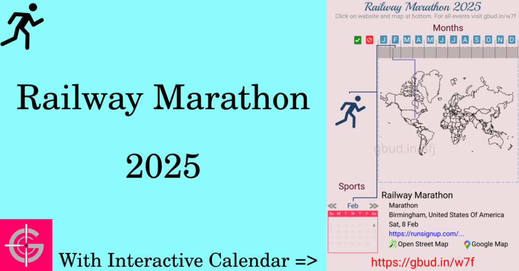 Sport event in 2025, Railway Marathon 2025