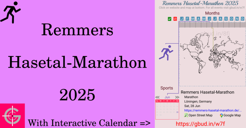 Sport event in 2025, Remmers Hasetal-Marathon 2025